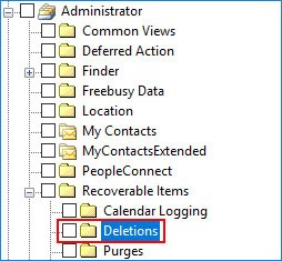 Extract the deleted items form Exchange EDB file