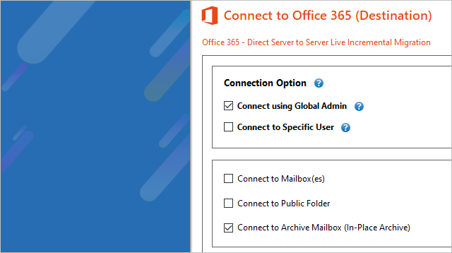 Exchange Archive Mailbox to Office 365 Migration