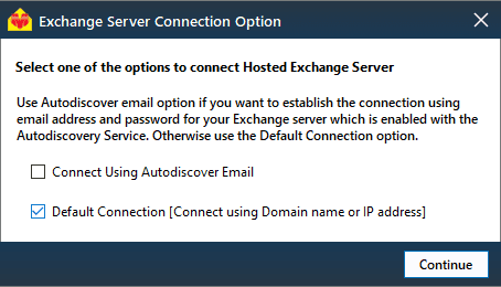 default connection