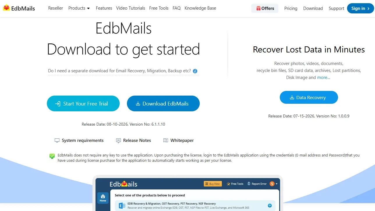 Download EdbMails Application Download EdbMails Application