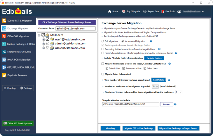 Migrate Exchange to Office 365