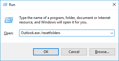Reset Outlook Default folders