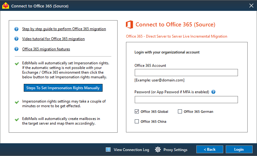 login to office 365