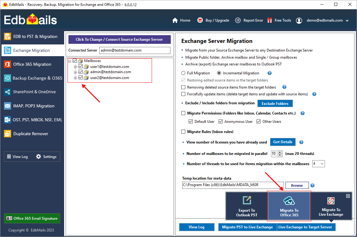 Migrate Exchange to Office 365