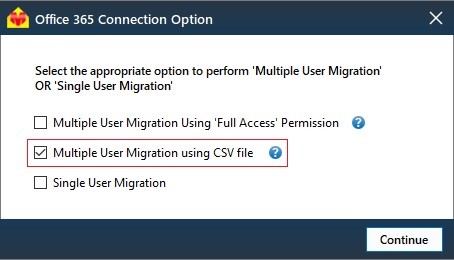 multiple user migration