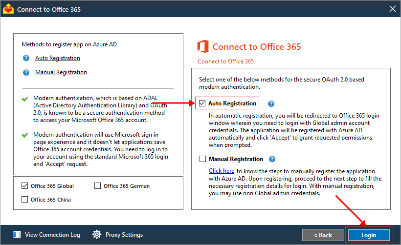 connect to Office 365