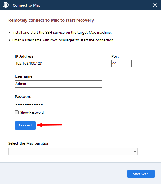 Connect to Mac Connect to Mac