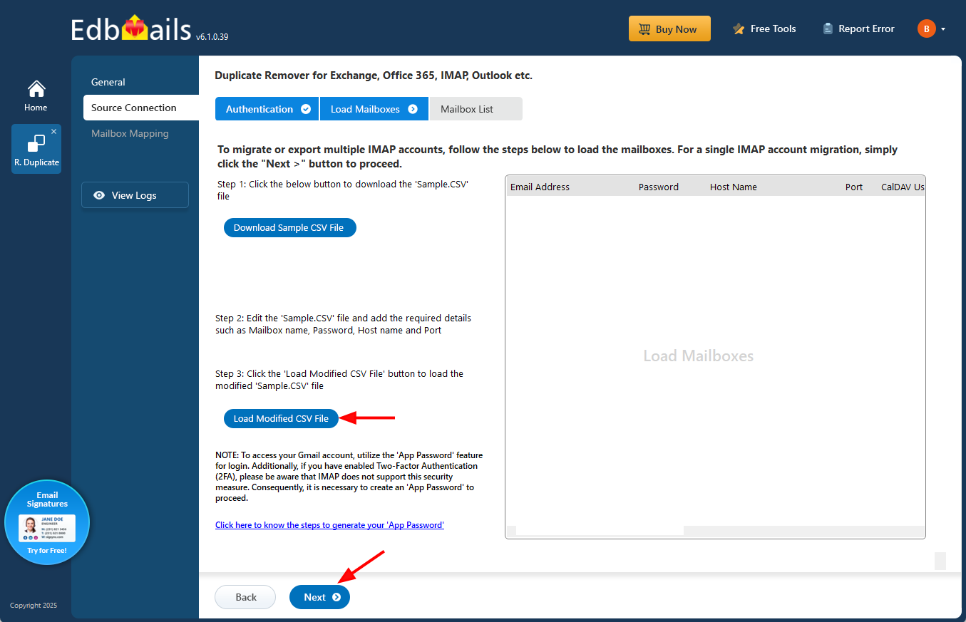 Browse CSV File Browse CSV File