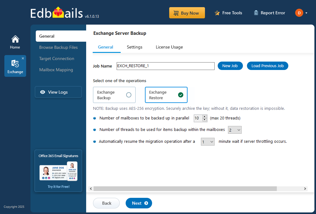 Exchange Backup guide