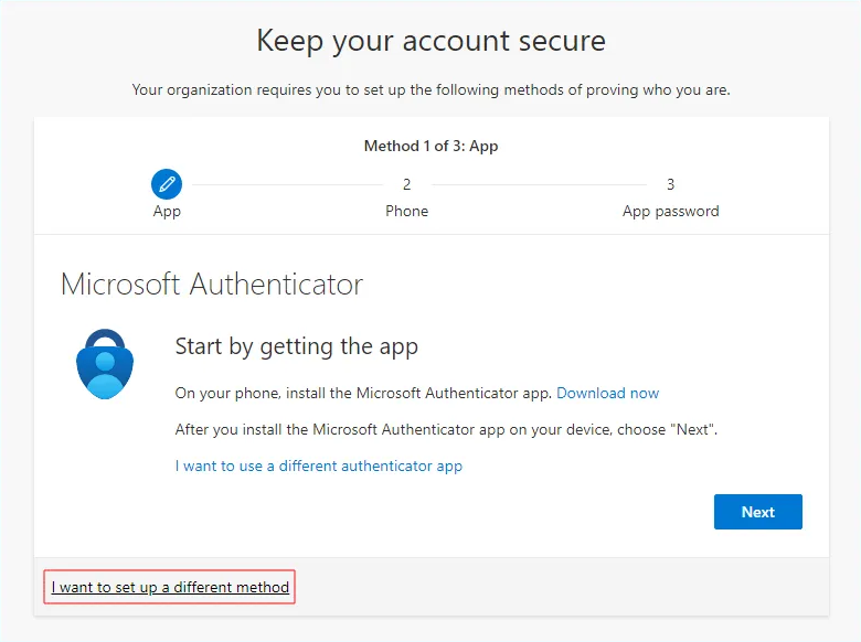 Click setup different method Click setup different method
