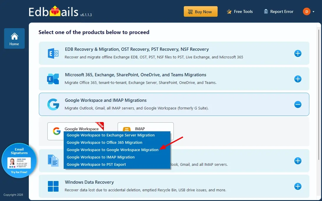 Google Workspace to Google Workspace Migration Google Workspace to Google Workspace Migration