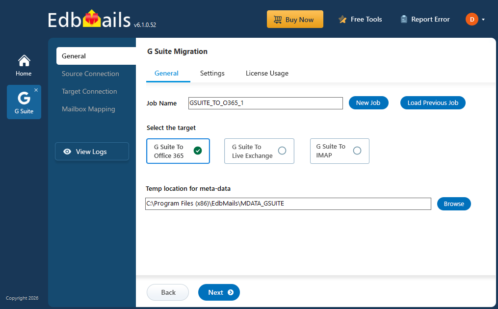 IMAP to IMAP migration