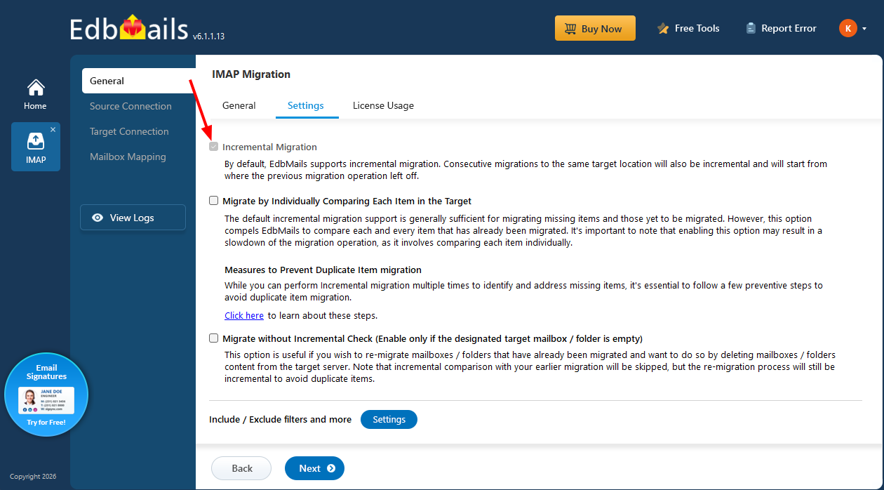 IMAP Incremental Migration IMAP Incremental Migration