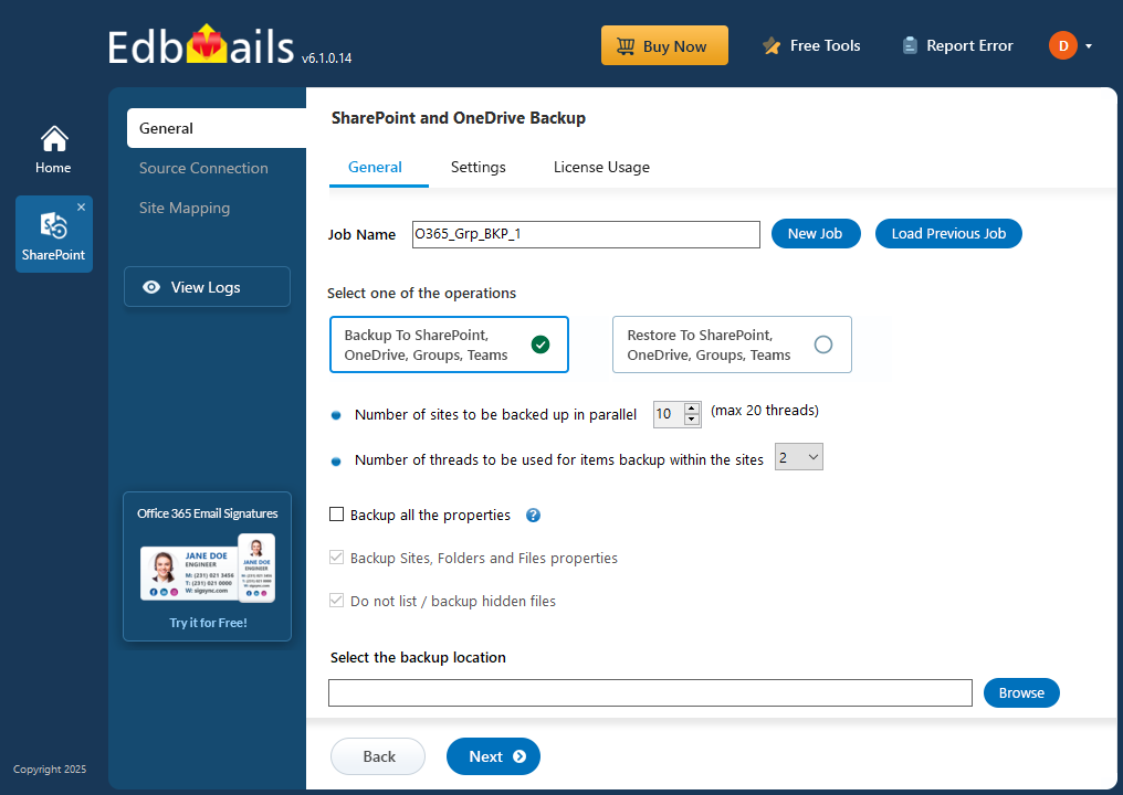 Office 365 Groups Backup Guide