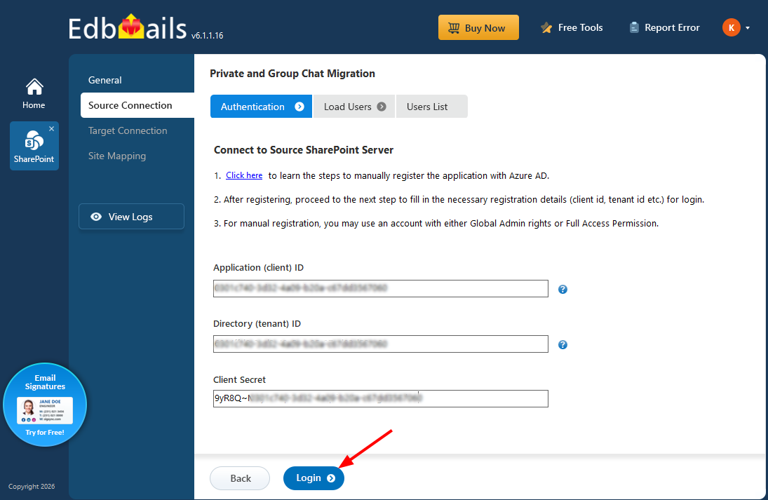 Enter the Required Details Enter the Required Details