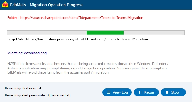 Microsoft Teams Channel Migration Progress Microsoft Teams Channel Migration Progress