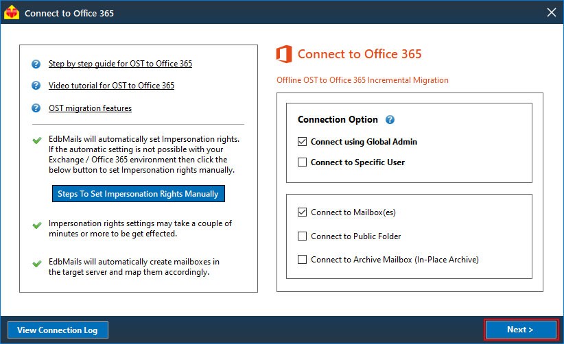 OST Office 365 login