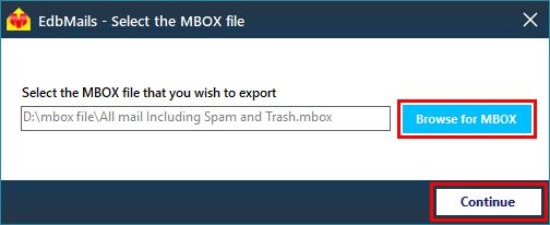 Browse MBOX file
