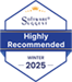 Software Suggest Highly Recommended Winter 2025 award badge for EdbMails